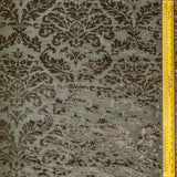 Olive Velvet Fabric By The Metre