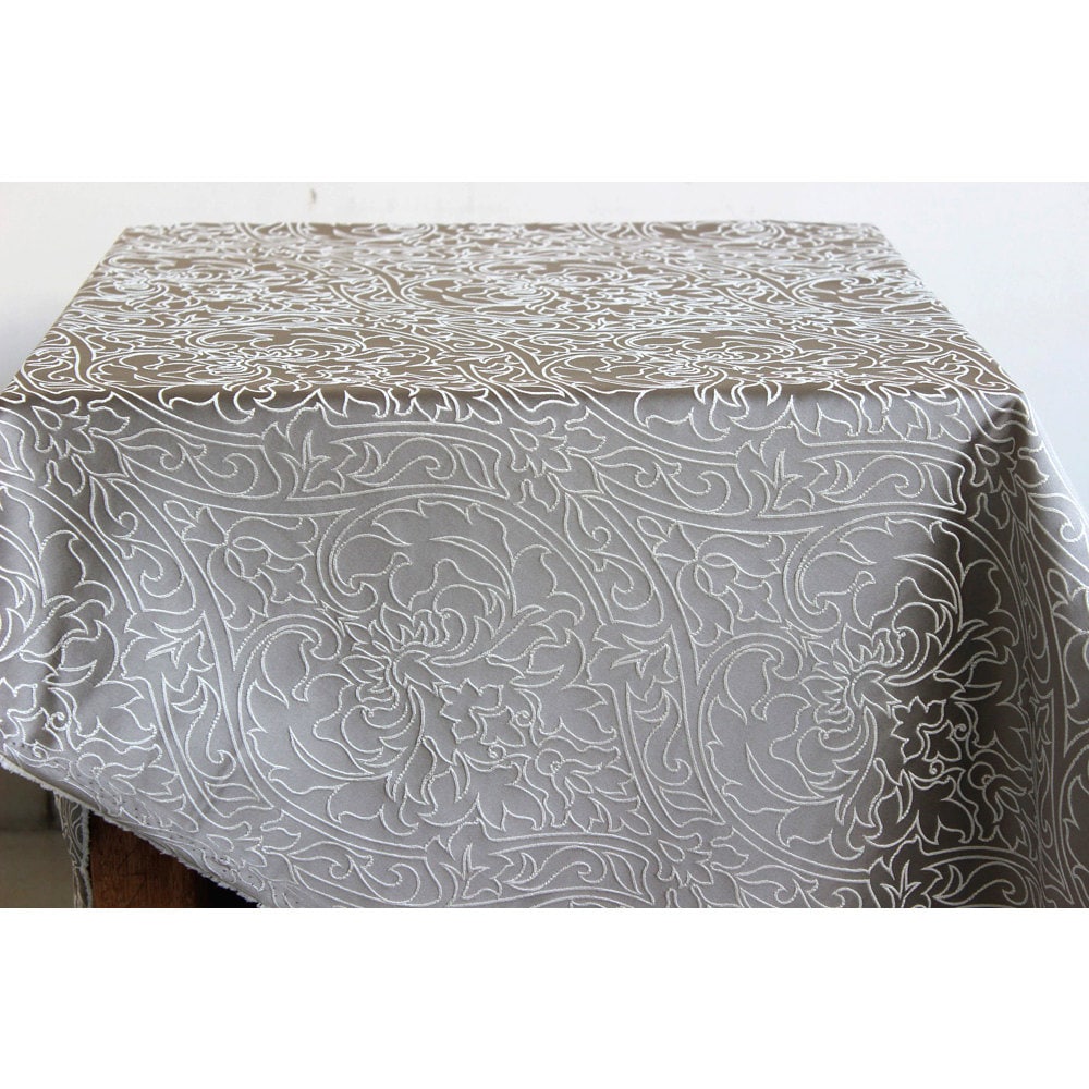 Damask Ornate Jacquard Fabric By The Metre