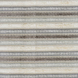 Grey, Teal Stripes Jacquard Chenille Velvet Curtain Panels