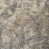 Beige Mosaic Foil Velvet Printed Textured Curtain Panels