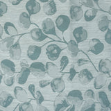 Dusky Blue Petals Jacquard Weave Curtain Panels