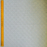 Floral Teal Peacock Jacquard Weave Curtain Panels