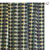 Charcoal Gray Color Pop Jacquard Velvet Curtain Panels