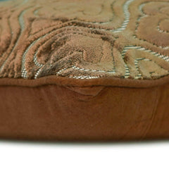 Velvet Majestic Brown - Brown Velvet Throw Cushion Cover