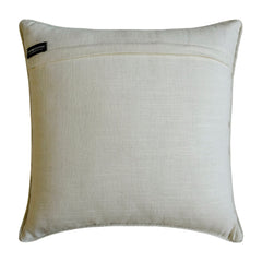 Paisley Silver Queen - Silver Jacquard Throw Cushion Cover
