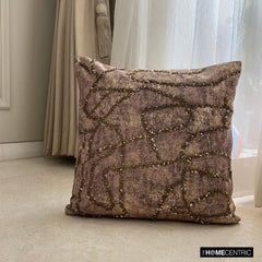 Old World Gold - Gold Jacquard Throw Cushion Cover
