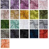 Ash Purple Heavy Satin Fabric by the Metre, Purple Satin Fabric