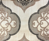 Coffee Jacquard Fabric By The Metre