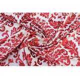 Cayenne Red Velvet Fabric By The Metre