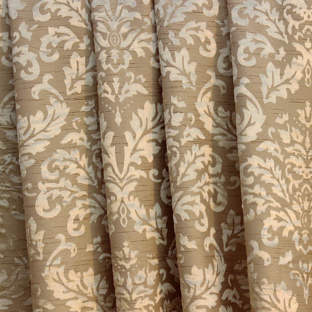 Cream Velvet Fabric By The Metre