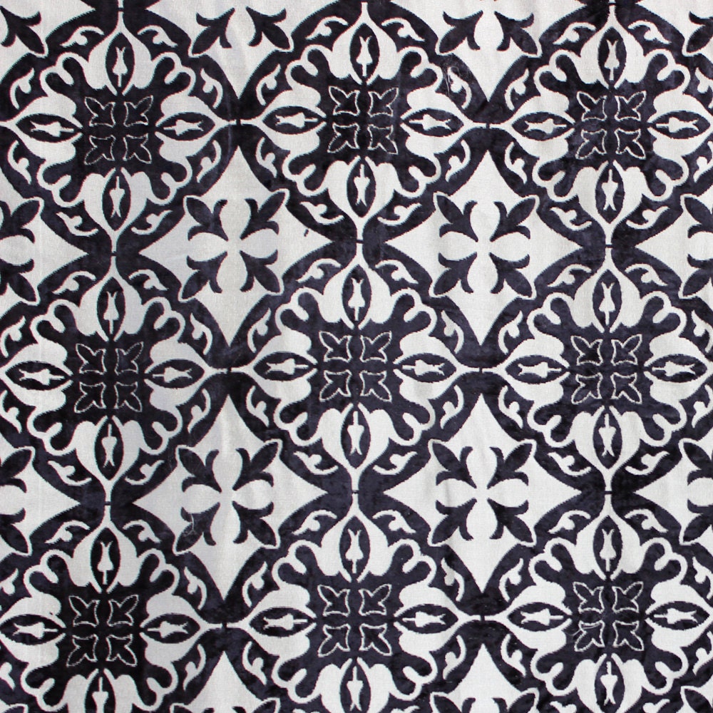 Black Sophistication Velvet By the Metre