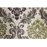 Green And Grey Jacquard Fabric By The Metre
