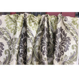 Green And Grey Jacquard Fabric By The Metre