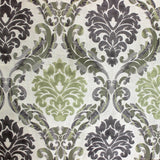 Green And Grey Jacquard Fabric By The Metre