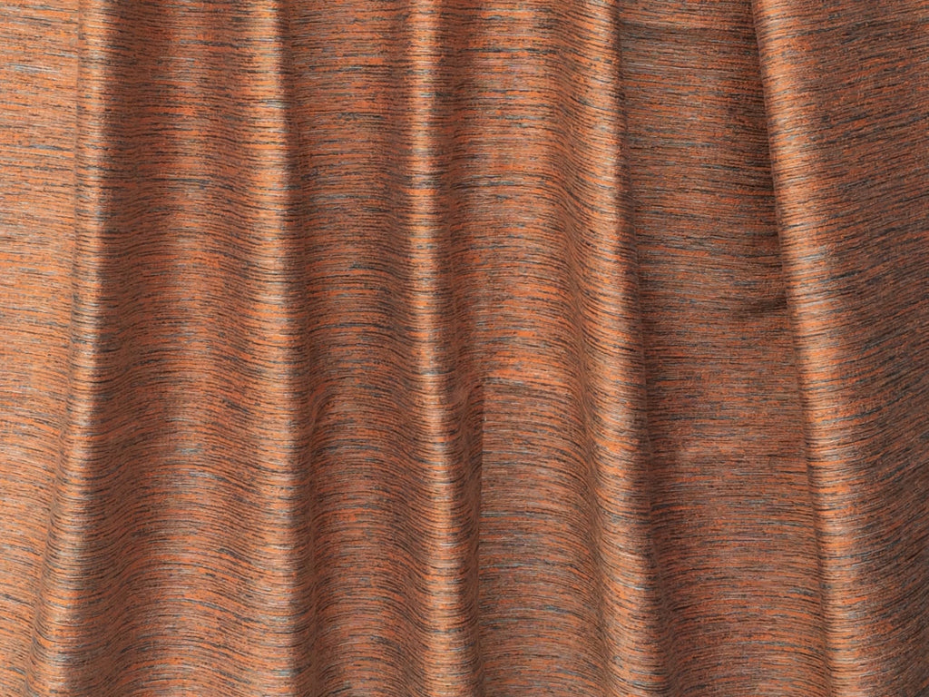 Orange Fields Linen Fabric By The Metre