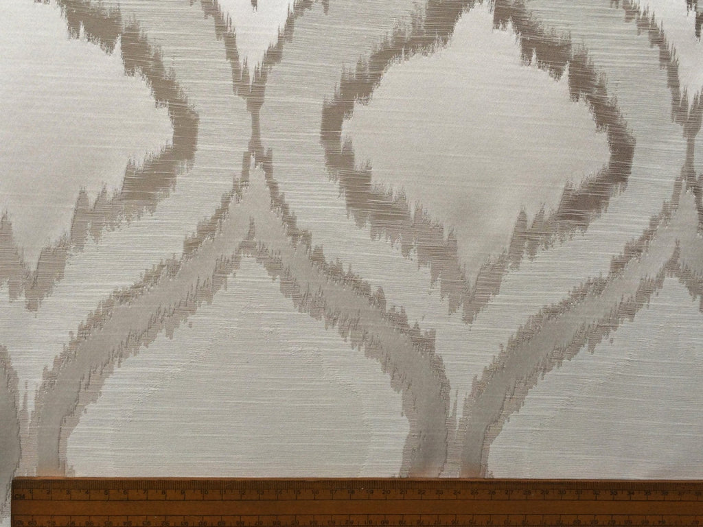 Ivory Cartouche Fabric By The Metre