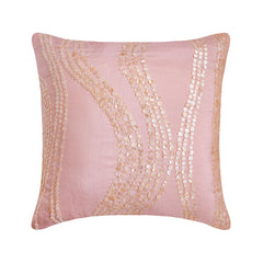 Pearl Linen Charm - Natural Beige Cotton Linen Decorative Euro Sham