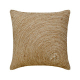 Back To Earth - Natural Beige Cotton Linen Decorative Euro Sham