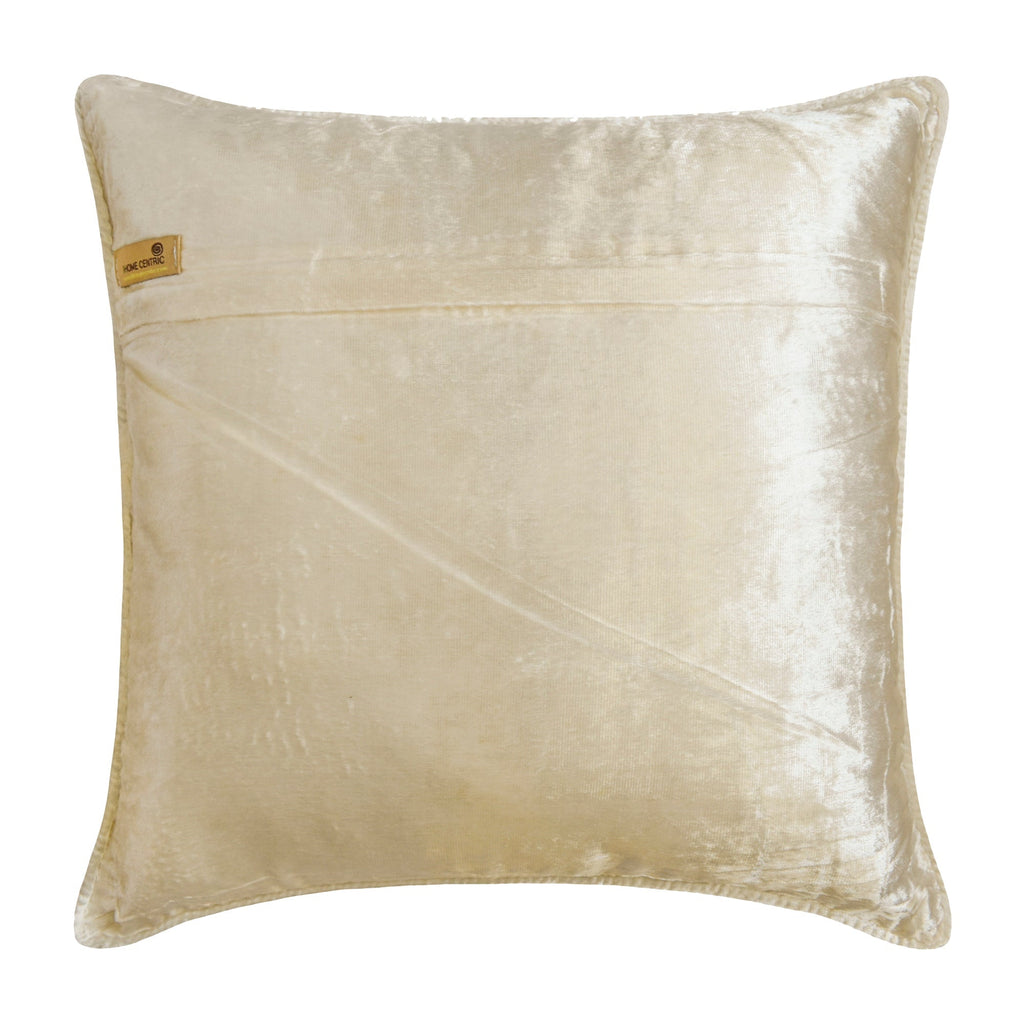 Blonde Damask - Gold Velvet Throw Pillow Cover