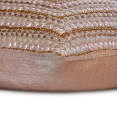 Cinderella - Peach Art Silk Decorative Euro Sham
