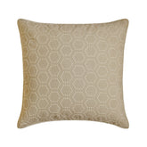 Fresh Linen - Beige Linen Embroidered Decorative Euro Sham