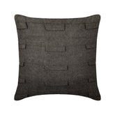 Ash Gray Felt Throw Pillow Cover Grey Sophistication