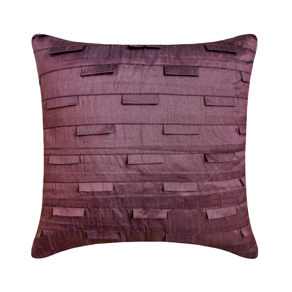 Brown Ocean - Brown Art Silk Throw Cushion Cover
