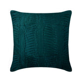 Royal Peacock Green Art Silk Throw Cushion Cover Royal Peacock Green