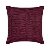 Sangria Wine Wind Folds - Vine Suede Decorative Euro Sham