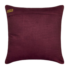 Sangria Wine Wind Folds - Vine Suede Decorative Euro Sham