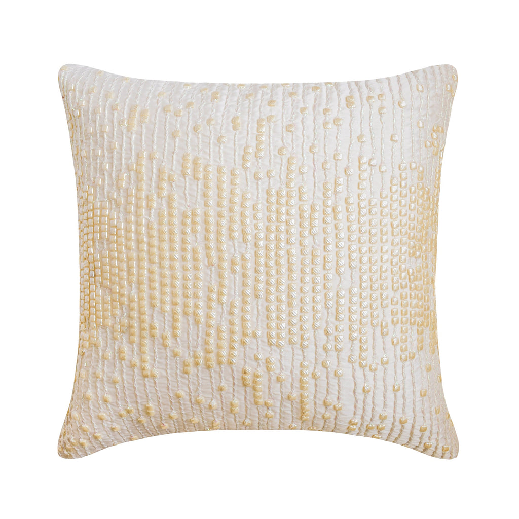 Tits And Bits - Ivory Art Silk Throw Pillow Cover