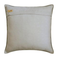 Vanilla Face - Silver Silk Throw Cushion Cover