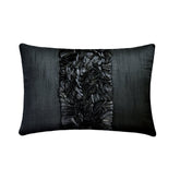 Black Art Silk Lumbar Pillow Cover, Vintage Black Love