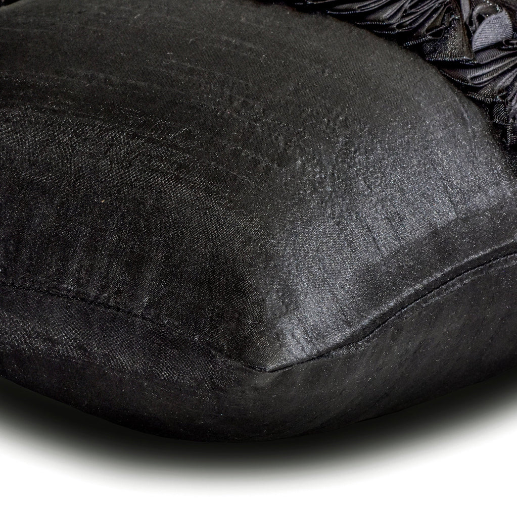 Blue Love - Art Silk Blue Decorative Lumbar Pillow Cover