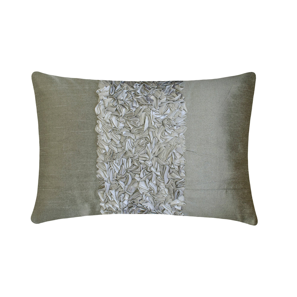 Blue Love - Art Silk Blue Decorative Lumbar Pillow Cover