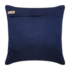 All Thats Navy - Navy Blue Art Silk Decorative Euro Sham