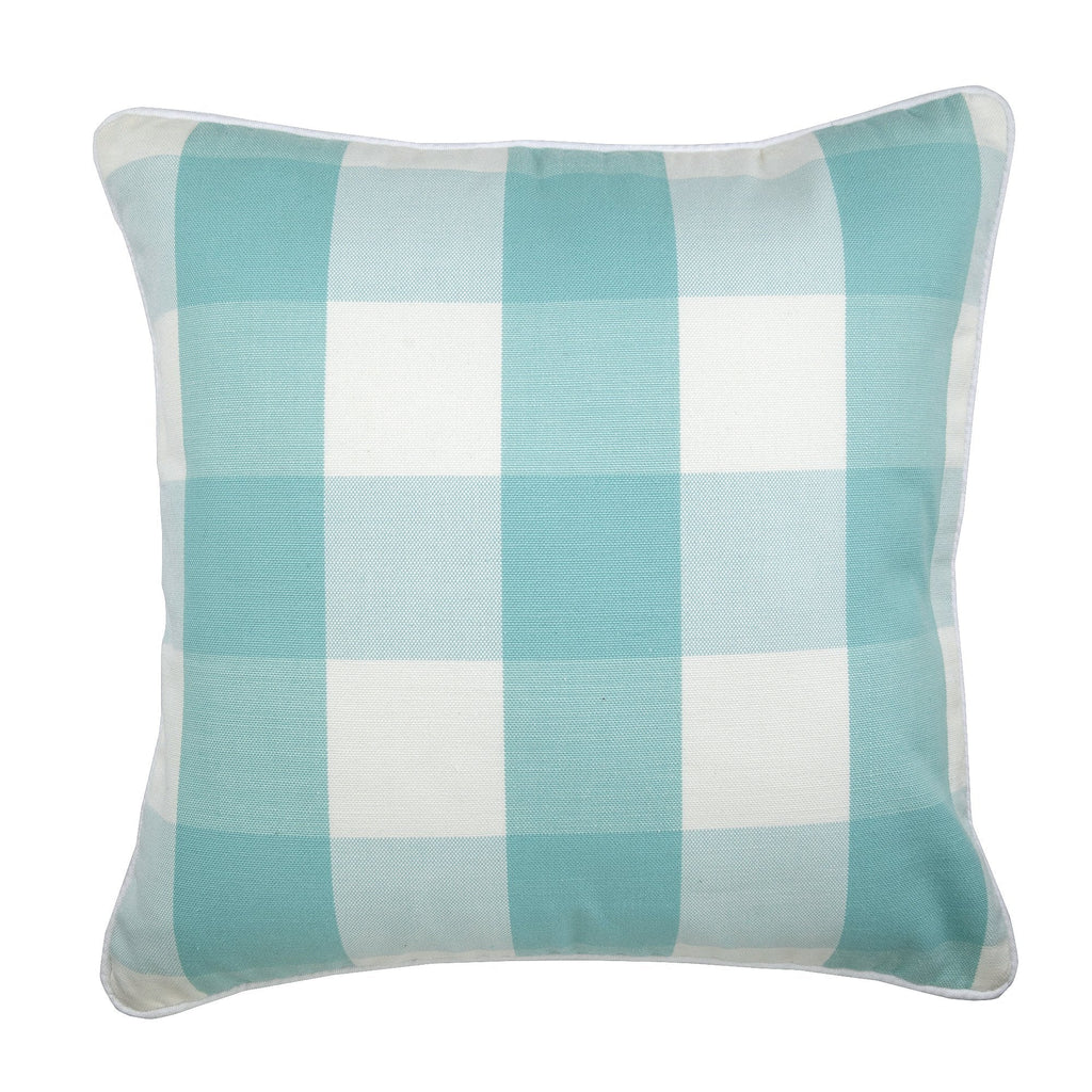 Chartreuse Plaid - Chartreuse Buffalo Checks Throw Cushion Cover