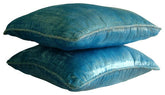 Aqua Shimmer Decorative Euro Sham