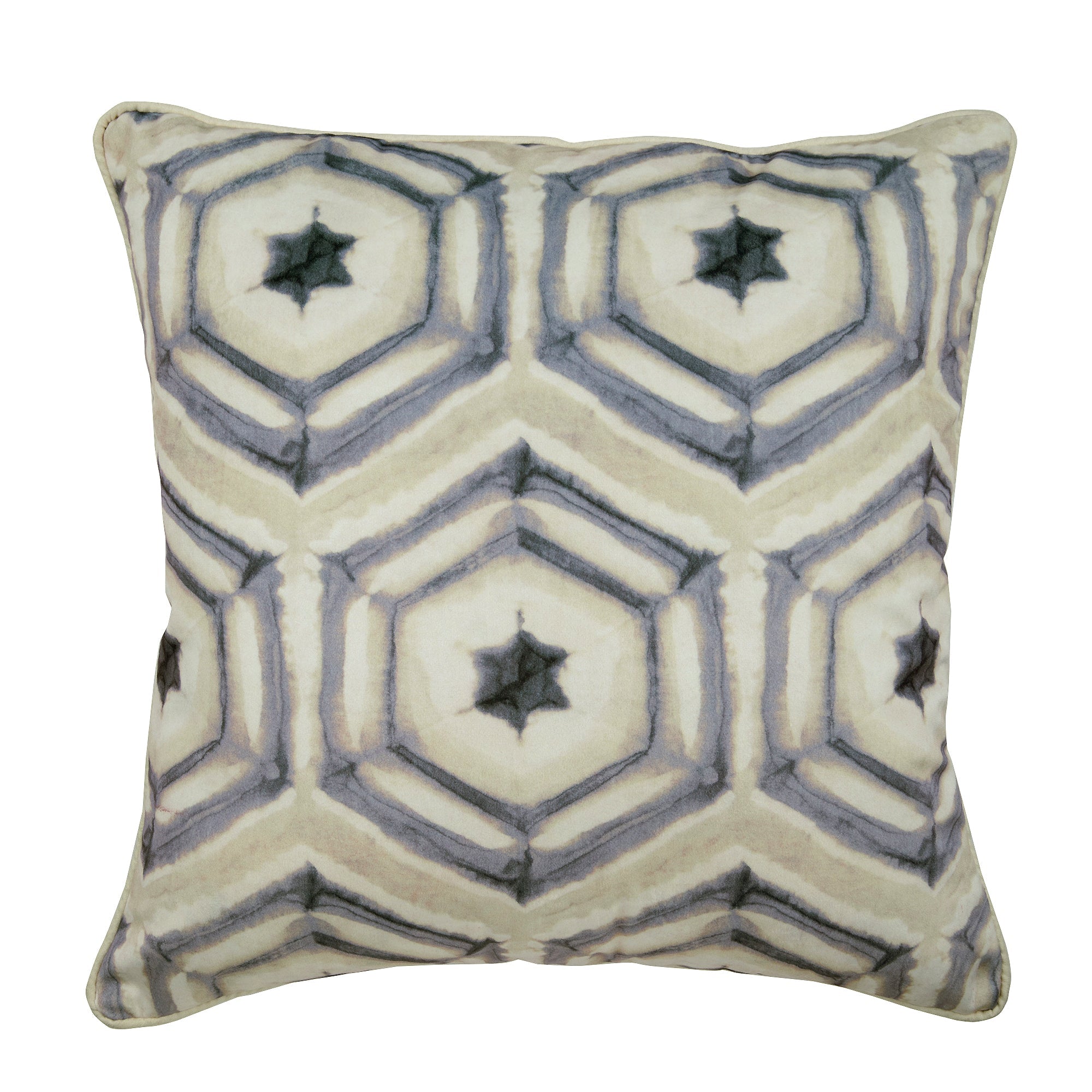 Batik Purple Pillow Cover