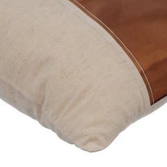 Better Half Copper - Copper Faux Leather Decorative Euro Sham