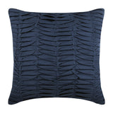 Brown Wind Folds - Brown Faux Suede Throw Pillow Cover