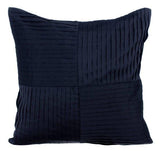 Blue Ripples - Blue Taffeta Decorative Euro Sham