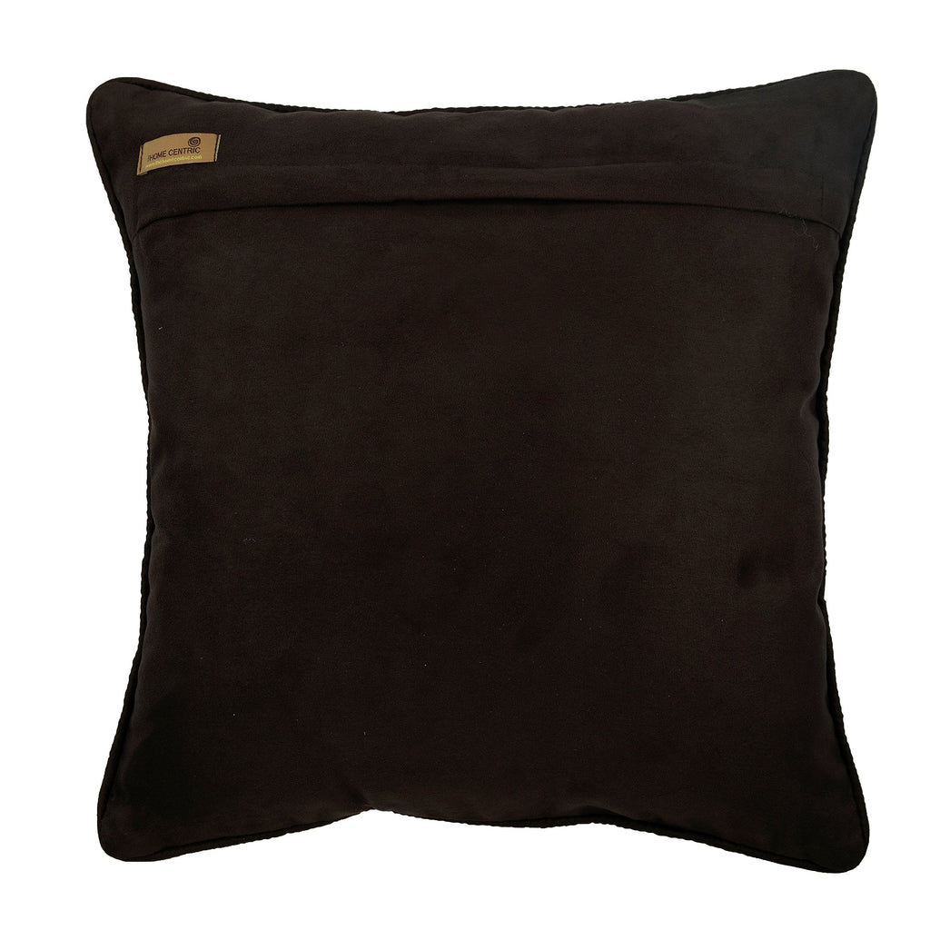 Chevron Cake - Brown Jacquard Throw Pillow Cover