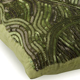 Chlorophyll Beaded Decorative Euro Sham