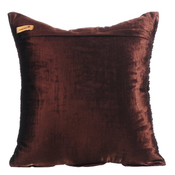 Chocolate Brown Beauty - Chocolate Brown Velvet Throw Pillow Cover