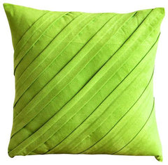 Contemporary Olive - Olive Green Faux Suede Decorative Euro Sham