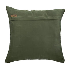 Contemporary Olive - Olive Green Faux Suede Throw Pillow Cover