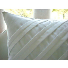 Contemporary White - White Faux Suede Decorative Euro Sham