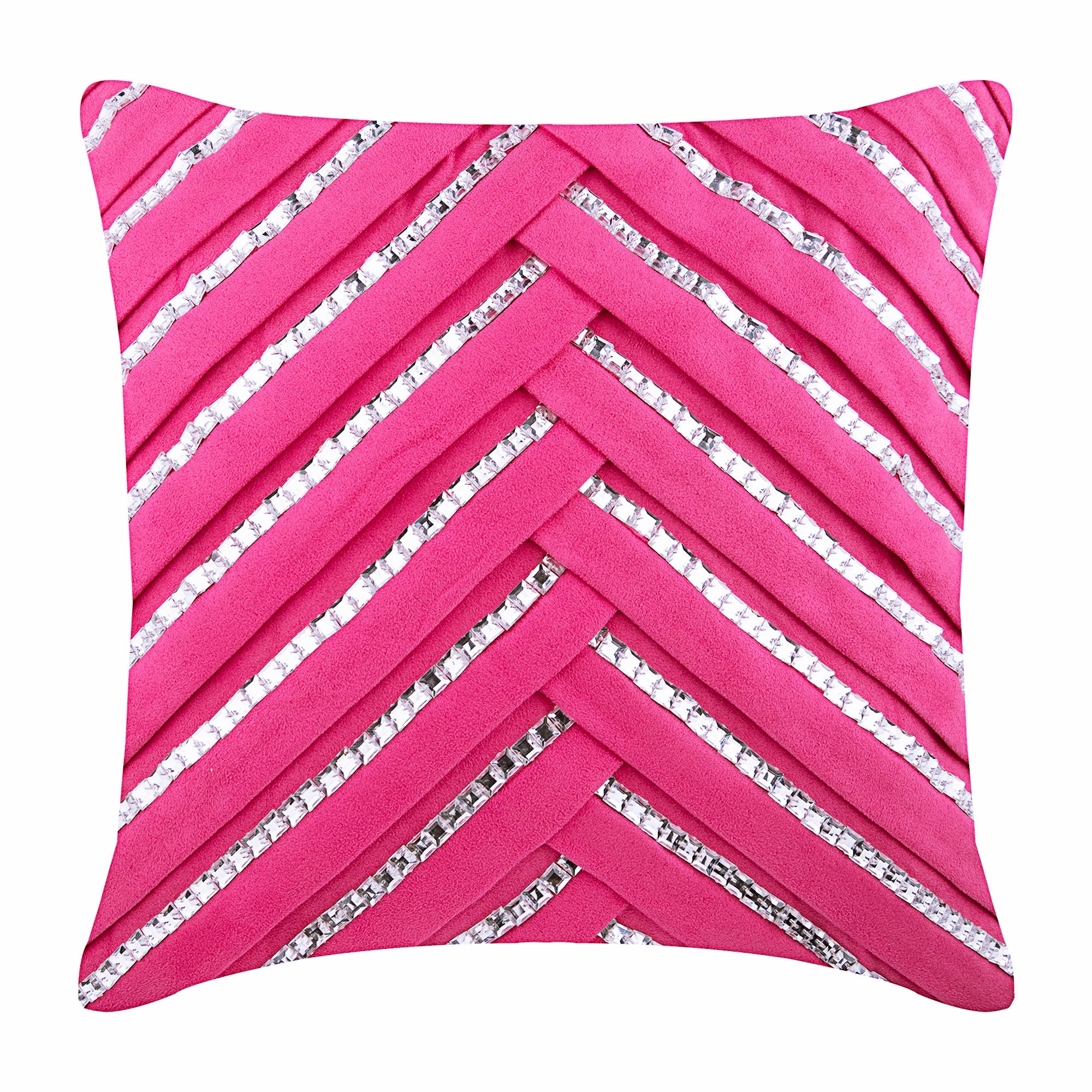 Crystal Heart Pillow Cover