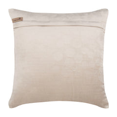 Crystal Moonstone - Ecru Velvet Throw Pillow Cover